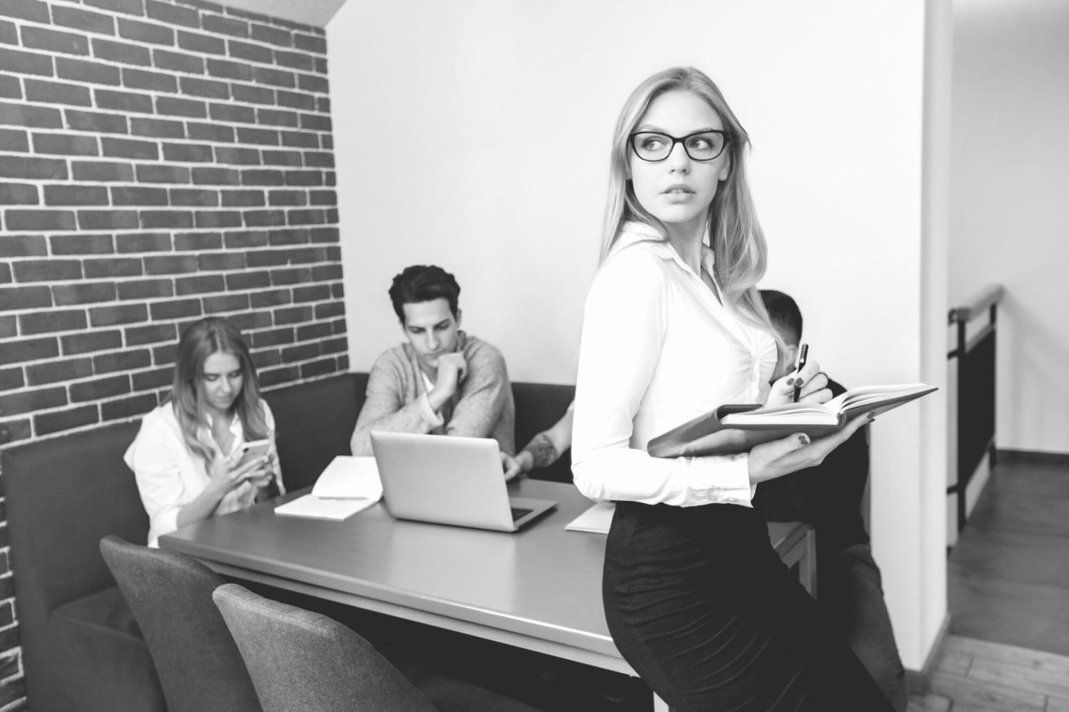 Financial research workspace with modern analytical tools